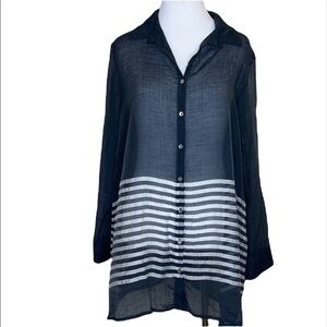 Comfy USA Long Sleeve See Through Size S